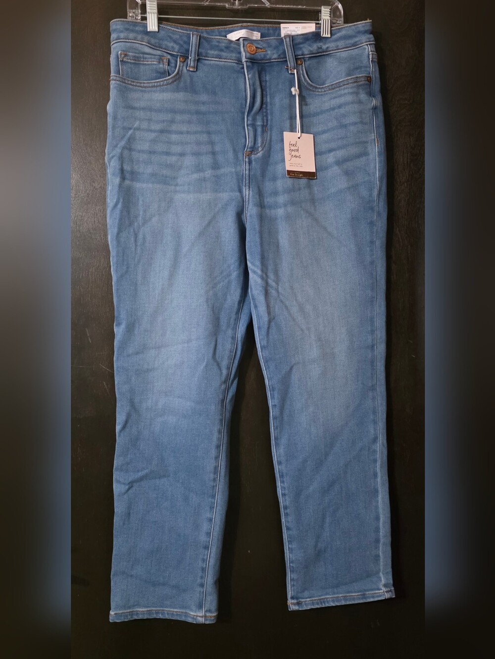 Lauren Conrad Super High Rise Slim Straight Stretch Jeans Women's Size 14